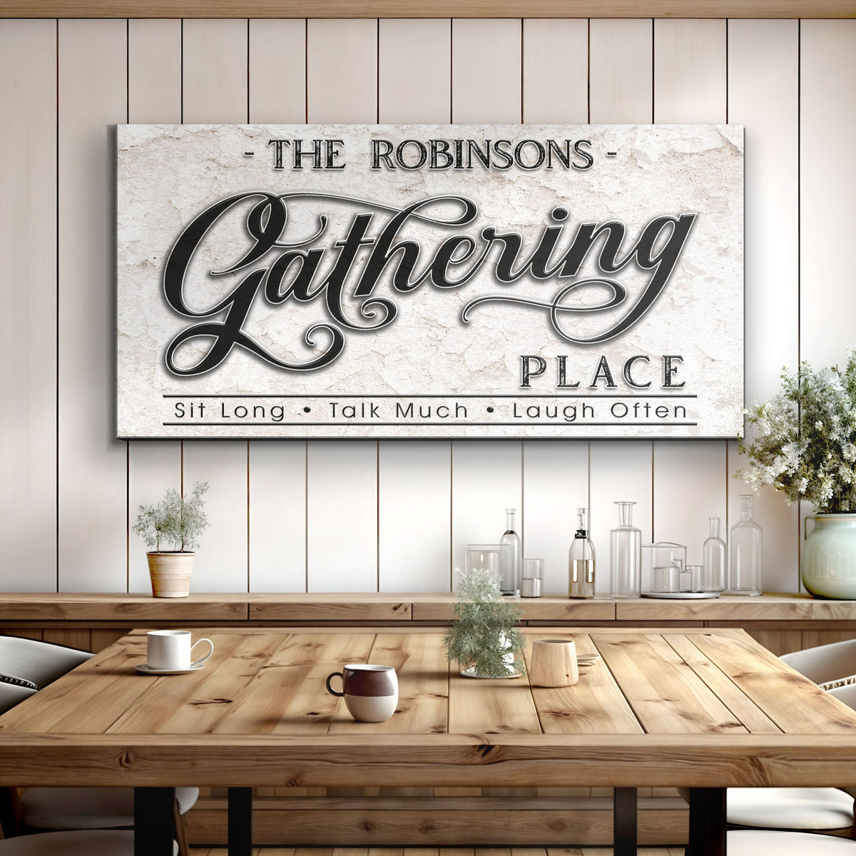 The Gathering Place Personalized Sign