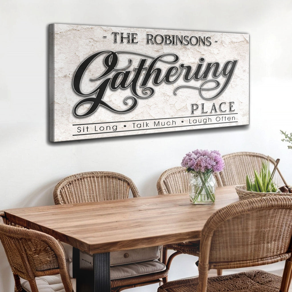 The Gathering Place Personalized Sign
