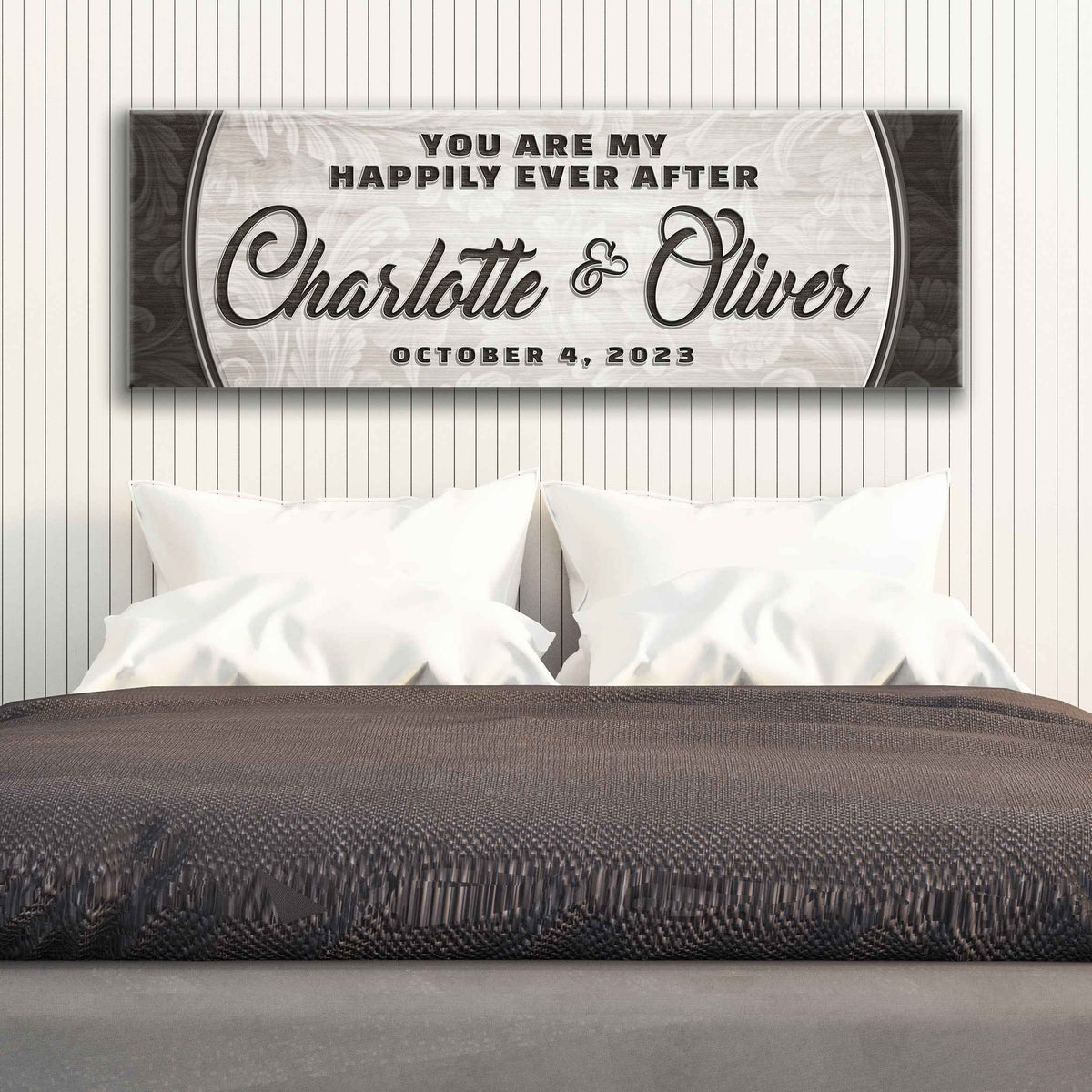 Personalized Happily Ever After Couple Sign III