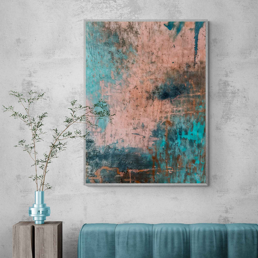 Canvas Print: "Patina Cascade"