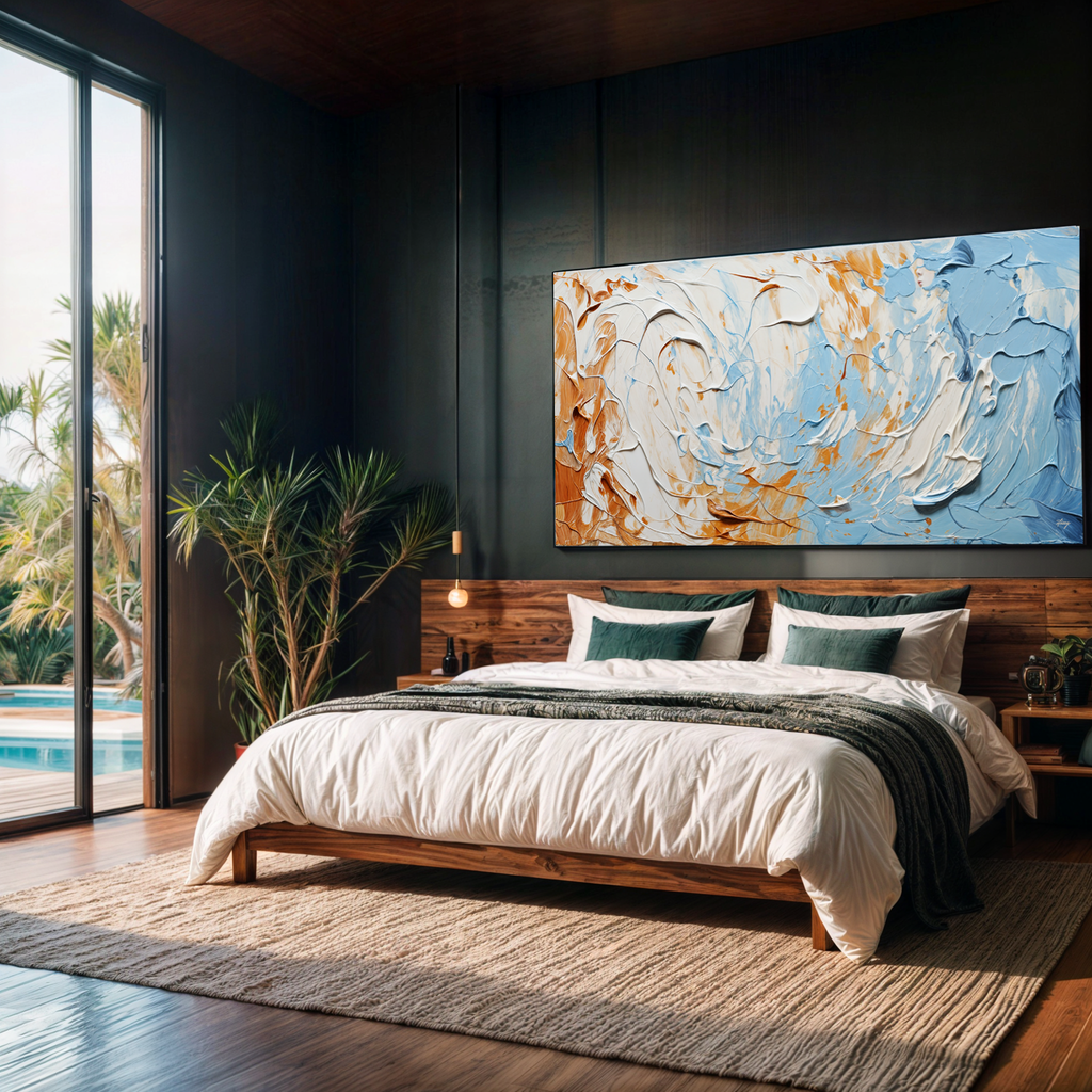 Canvas Print: "Pebble Tides III"