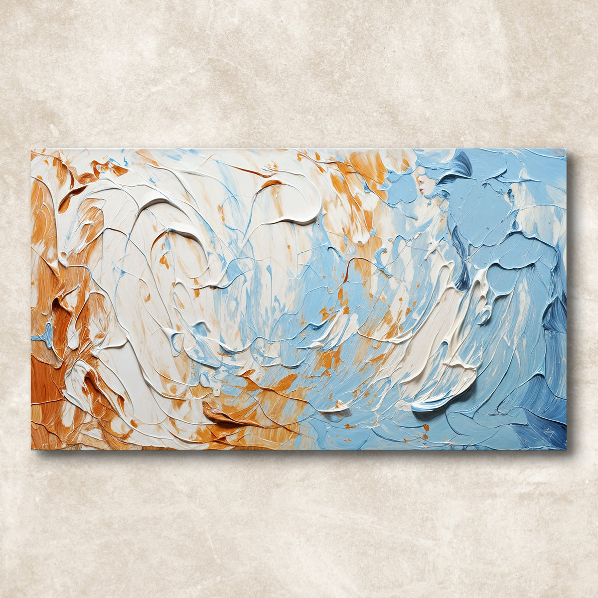 Canvas Print: "Pebble Tides III"