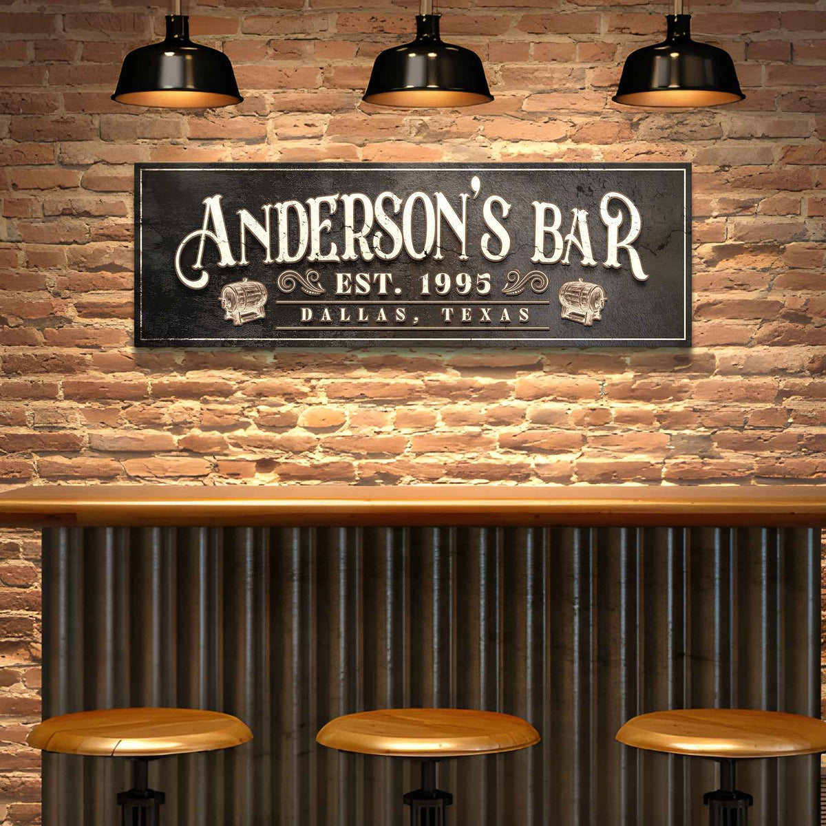 Personalized Bar Sign II