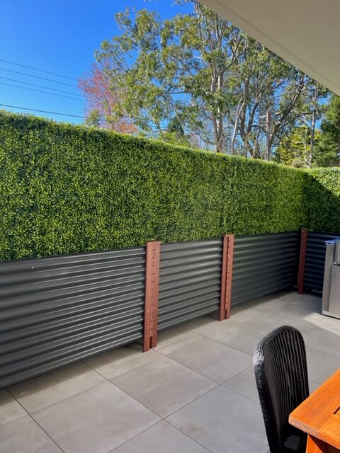 Dark Green Boxwood Artificial Hedge 30×30in – UV Resistant – Commercial Grade
