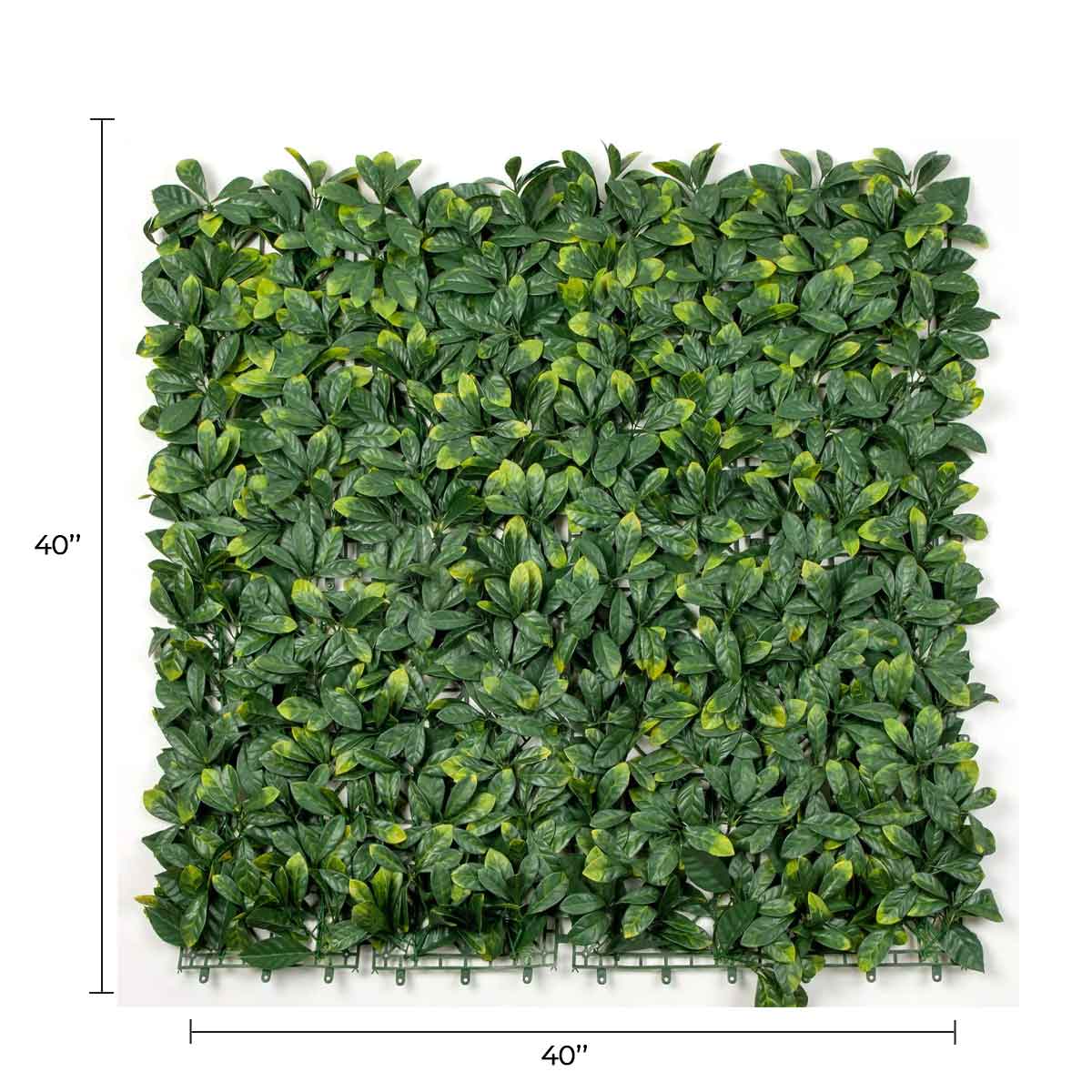 Laurel Artificial Vertical Garden Green Wall Panel 40×40in 11 SQ FT – UV Resistant – Commercial Grade