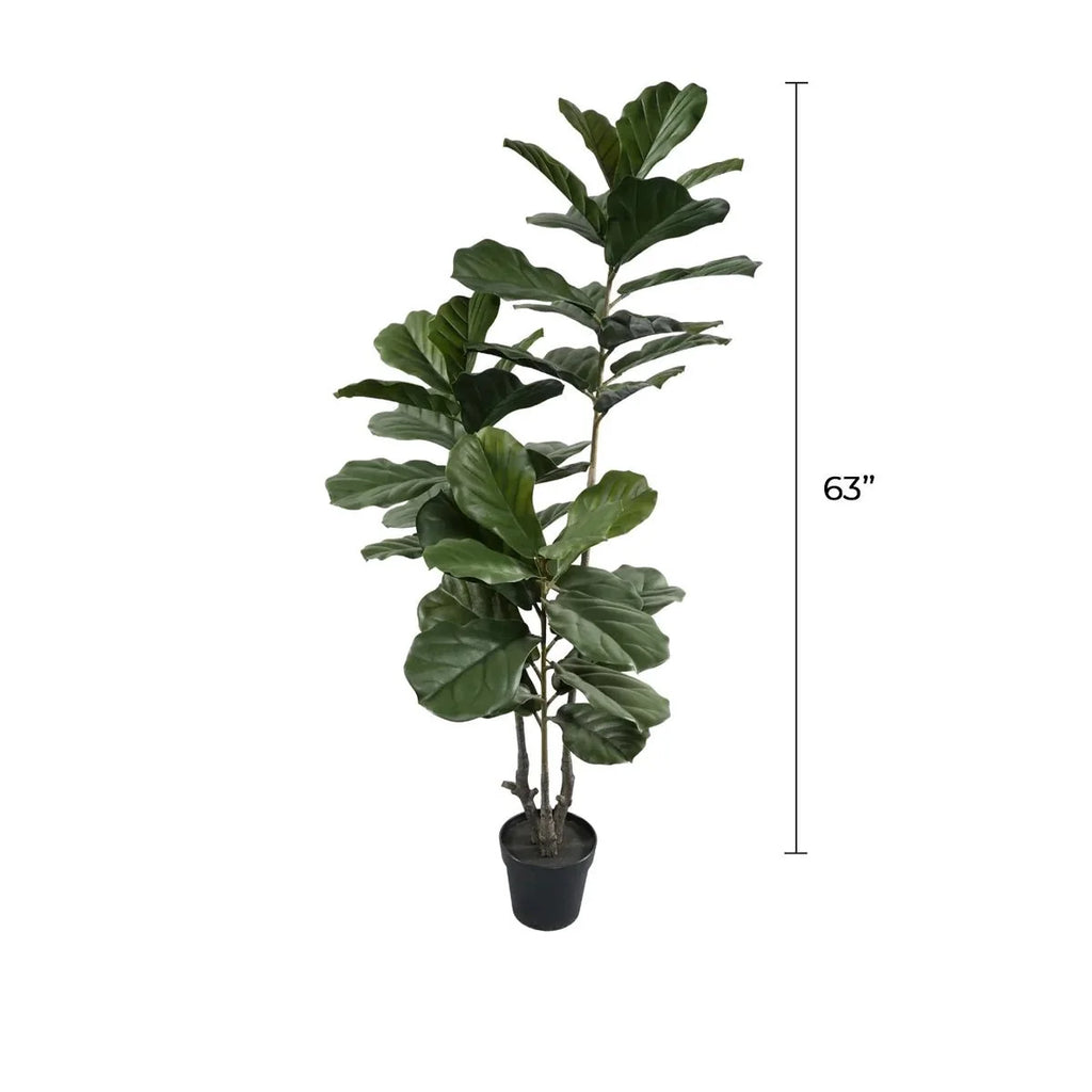 Fiddle Leaf Artificial Tree 63.0in – UV Resistant