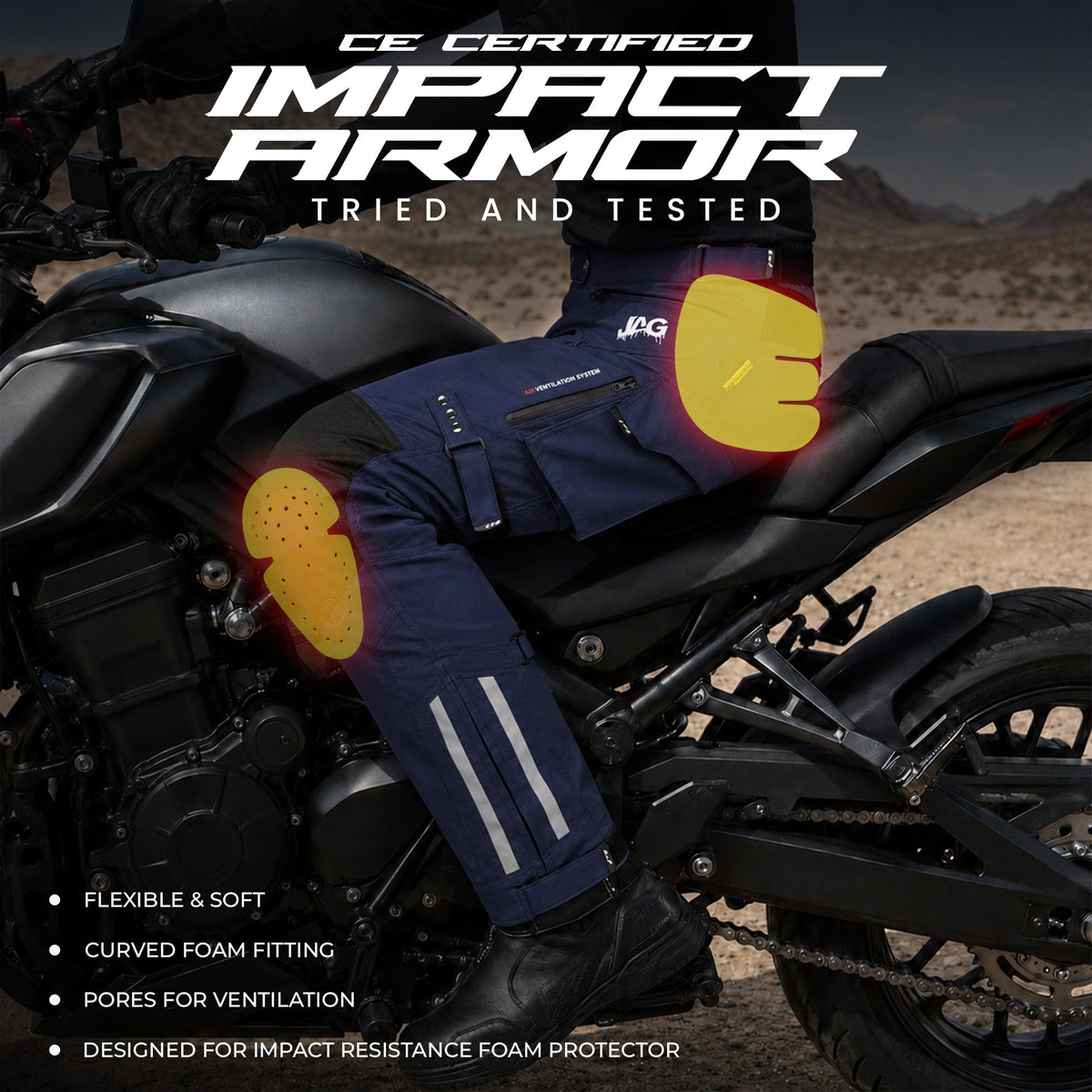 JAG Maverick Motorcycle Protective Pant