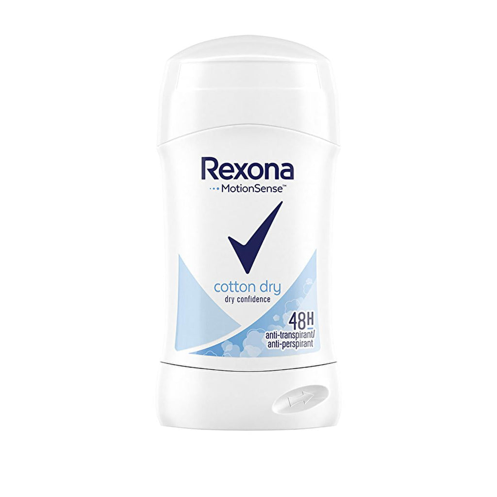 Rexona Women's Deodorant Stick Cotton Dry - Long-Lasting Freshness, 48hr Protection