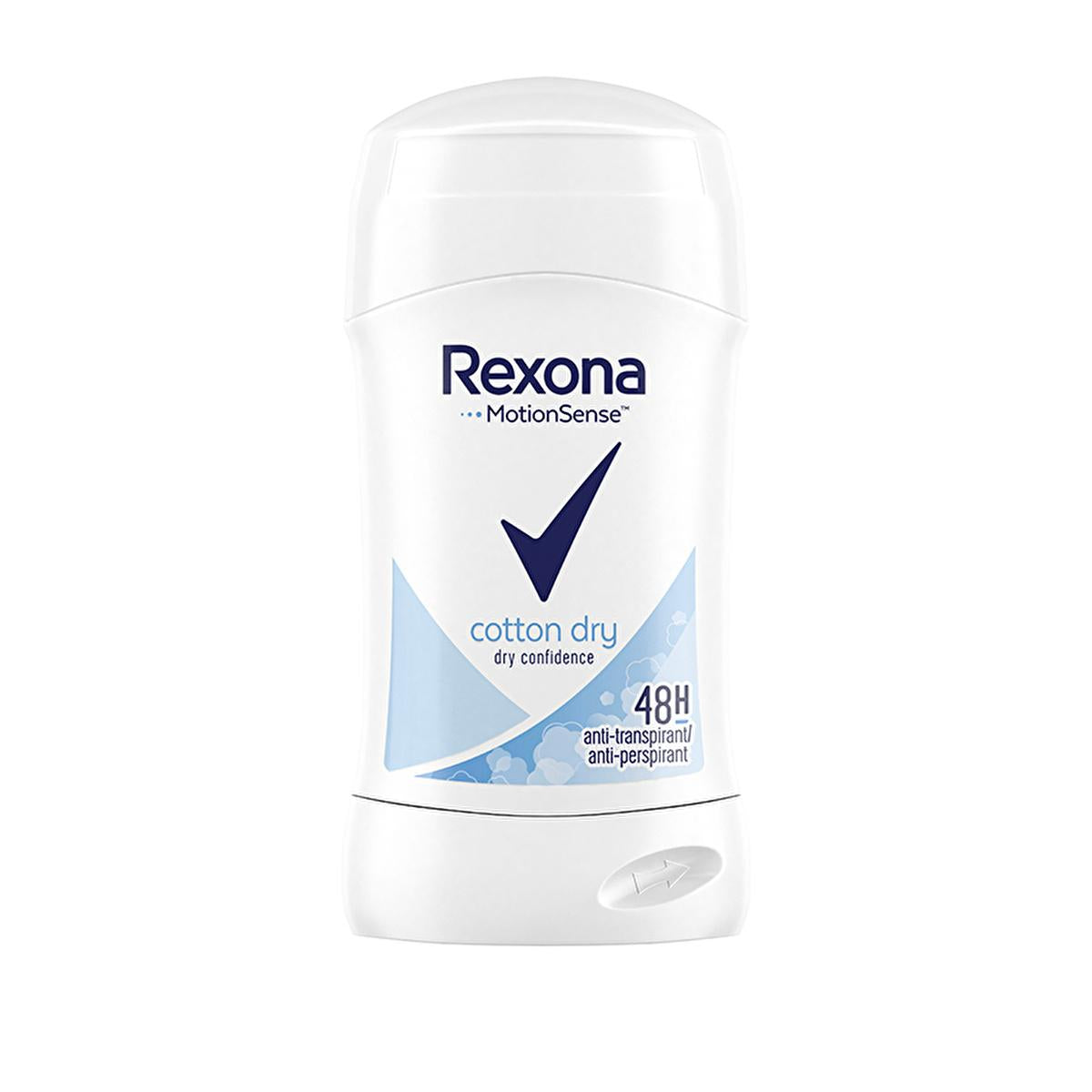 Rexona Women's Deodorant Stick Cotton Dry - Long-Lasting Freshness, 48hr Protection