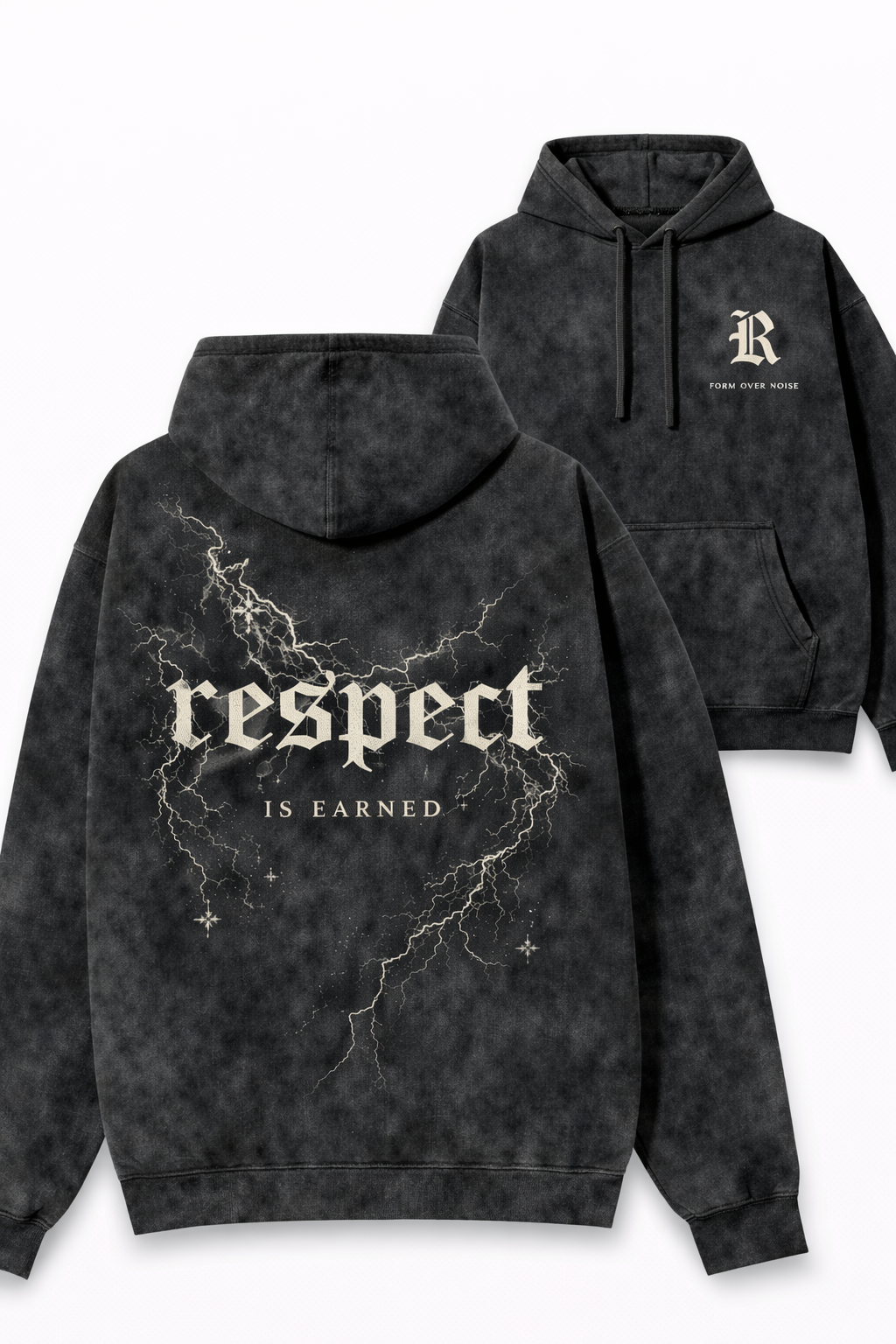 Respect Is Earned Streetwear – Gothic Graphic T-Shirt & Hoodie