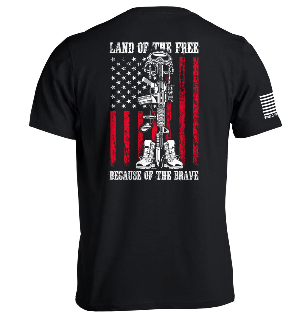 Land of the Free because of the Brave