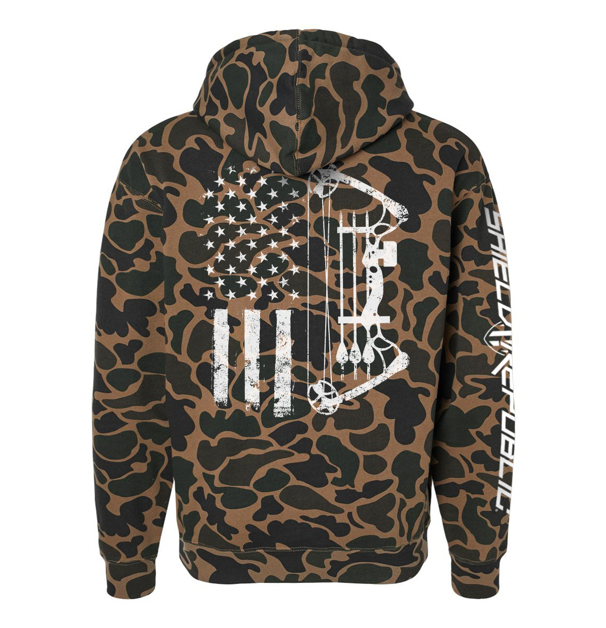 Compound Bow USA Flag