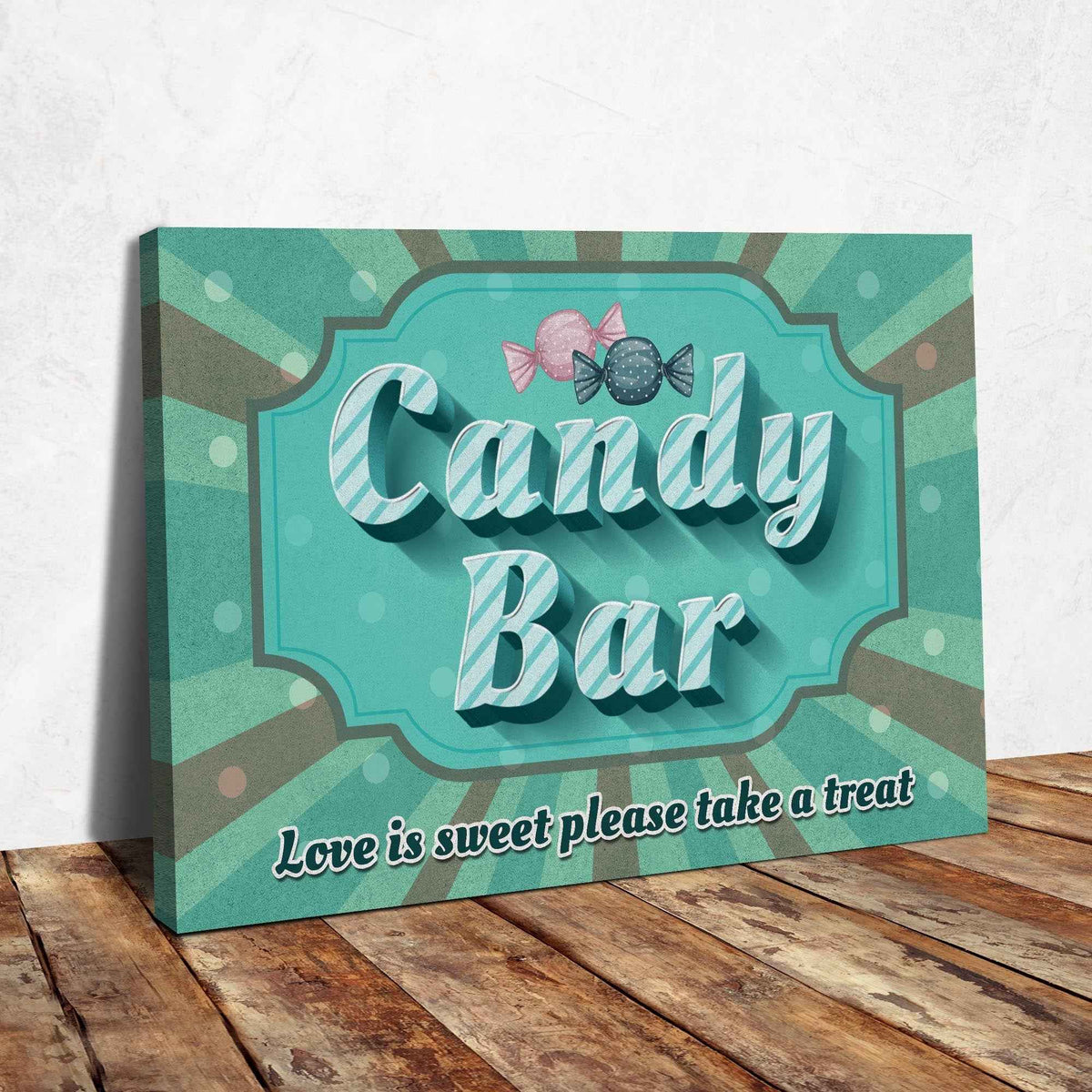 Love Is Sweet Take A Treat Candy Bar Sign III