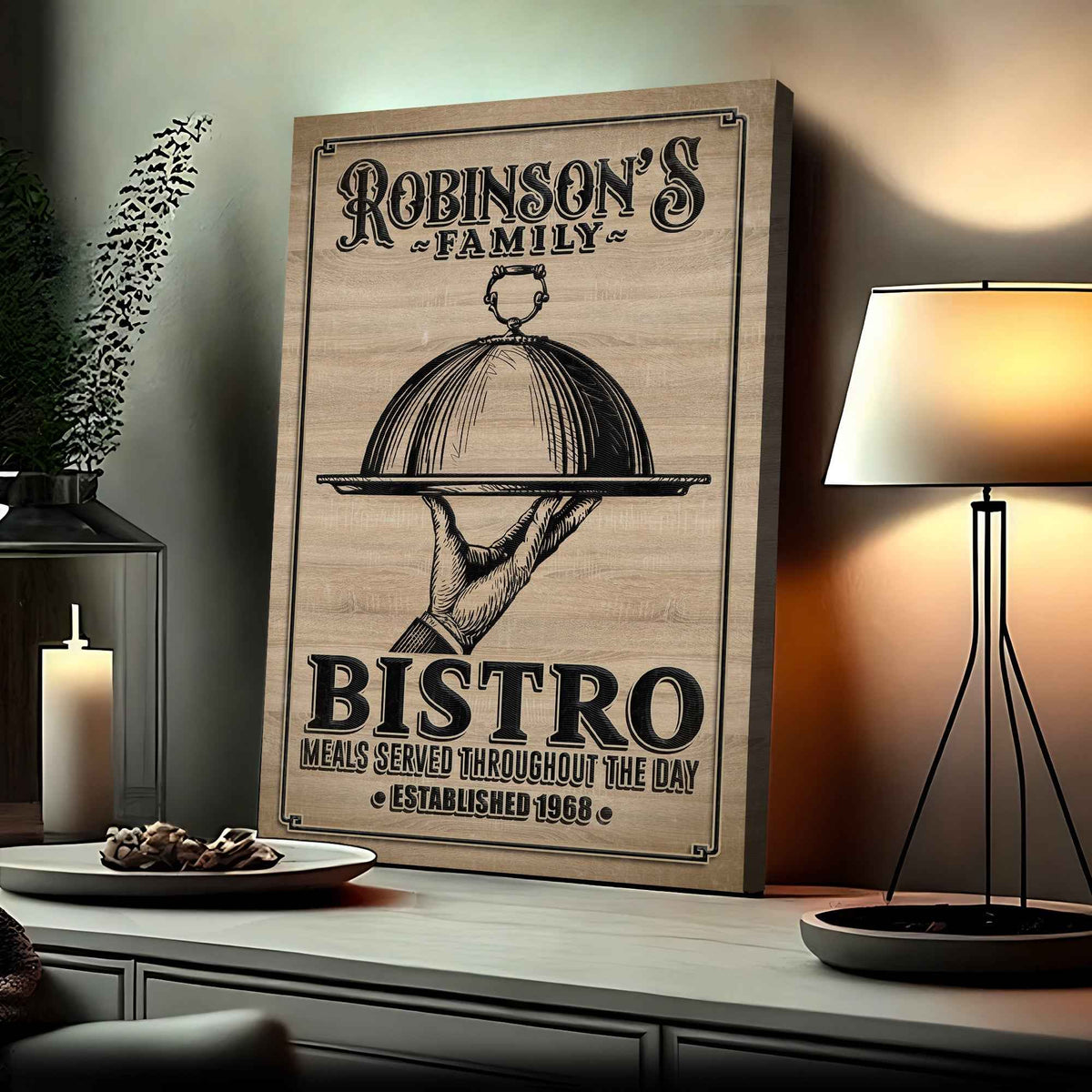 Family Bistro Sign III