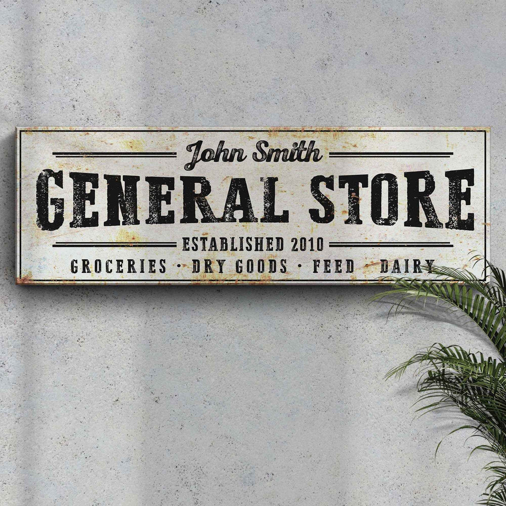 Rustic General Store Sign