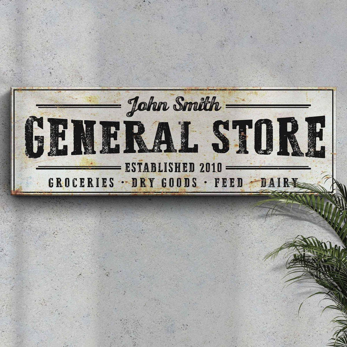 Rustic General Store Sign