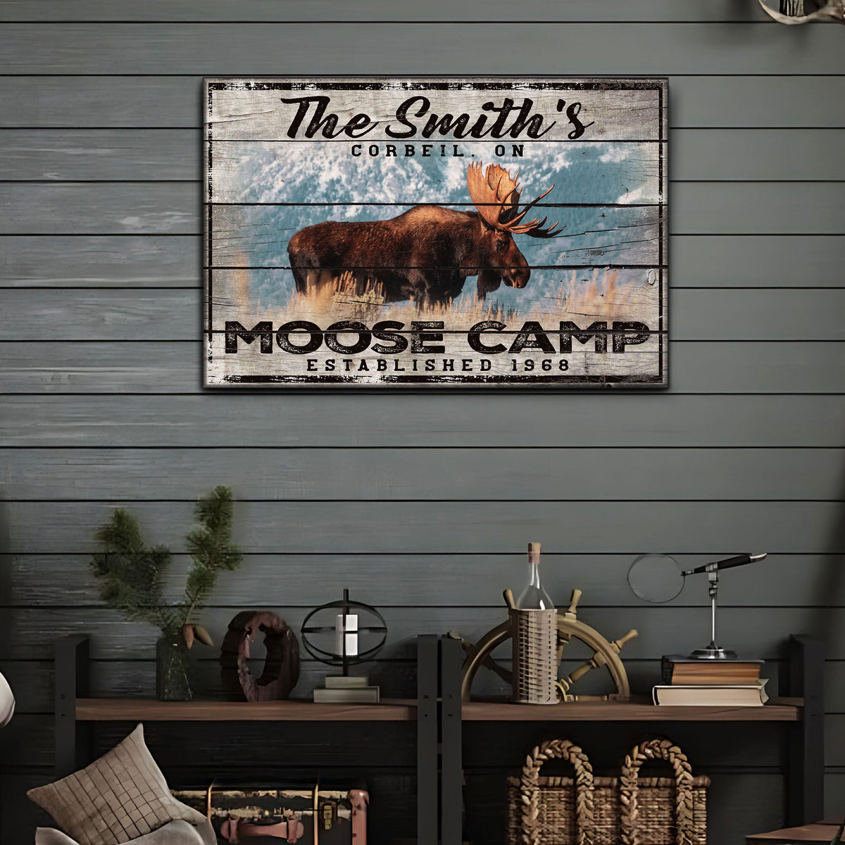 Moose Camp Sign
