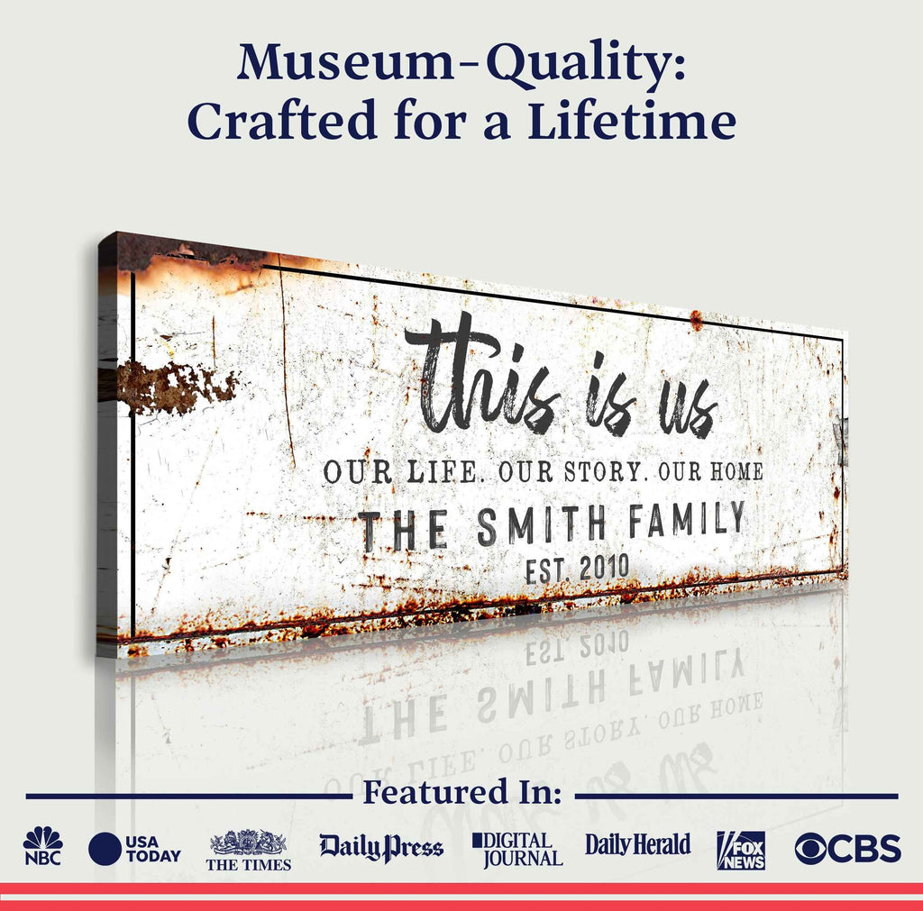 This Is Us Rustic Sign