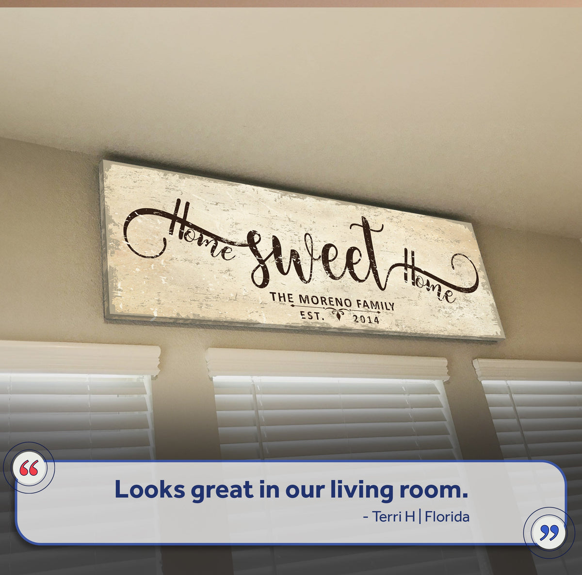 Home Sweet Home Sign VI