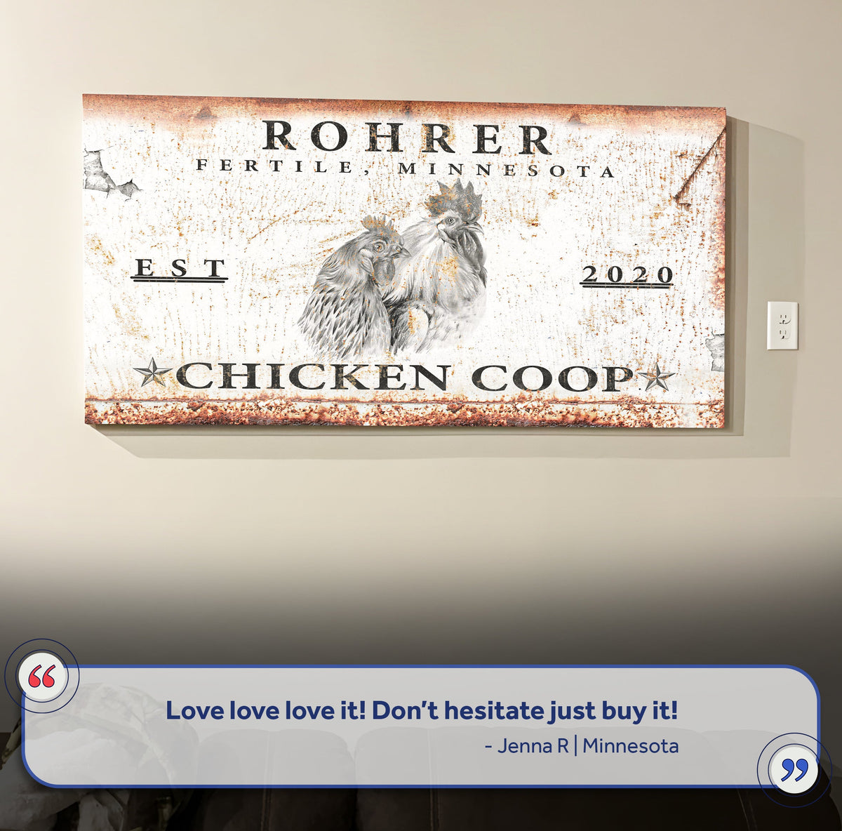 Chicken Coop Sign V