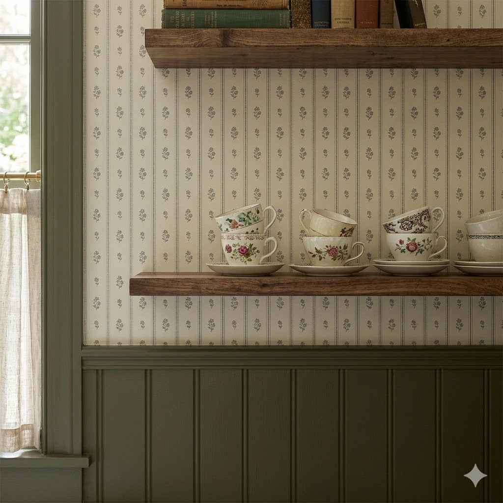 Ginger Wallpaper by Daphne and Sage
