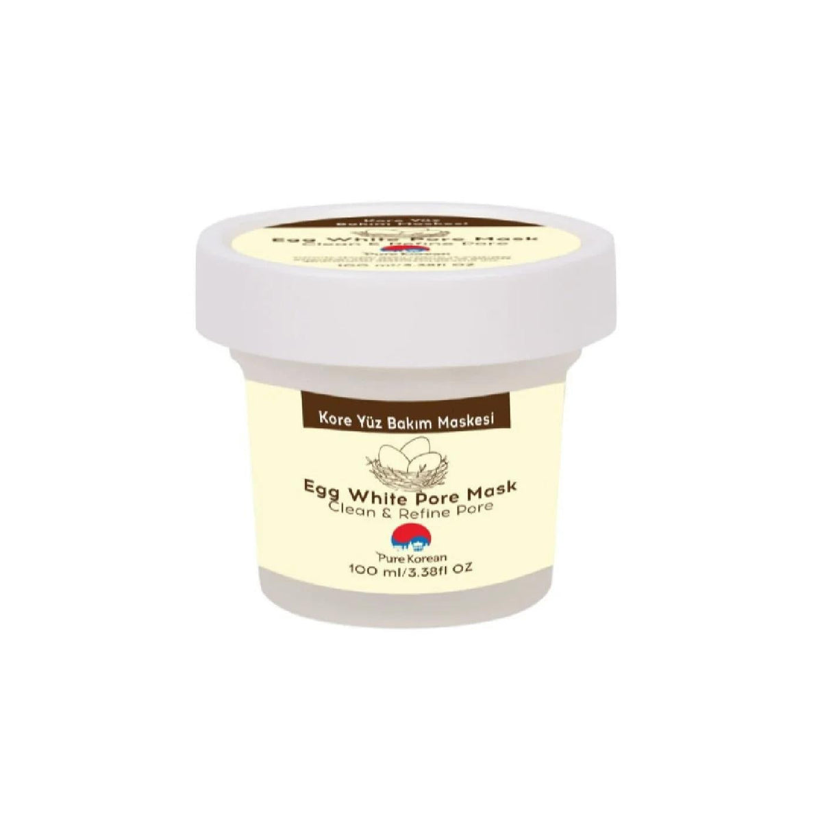 Pure Korean Egg White Pore Mask for Smooth Skin 100 ml