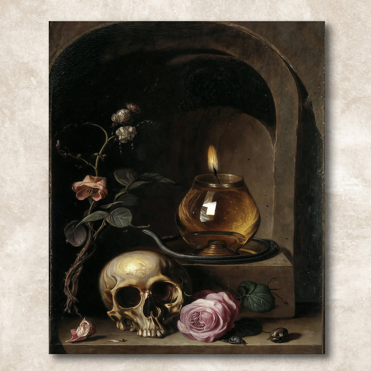 Canvas Print: "Vanitas Vigil"