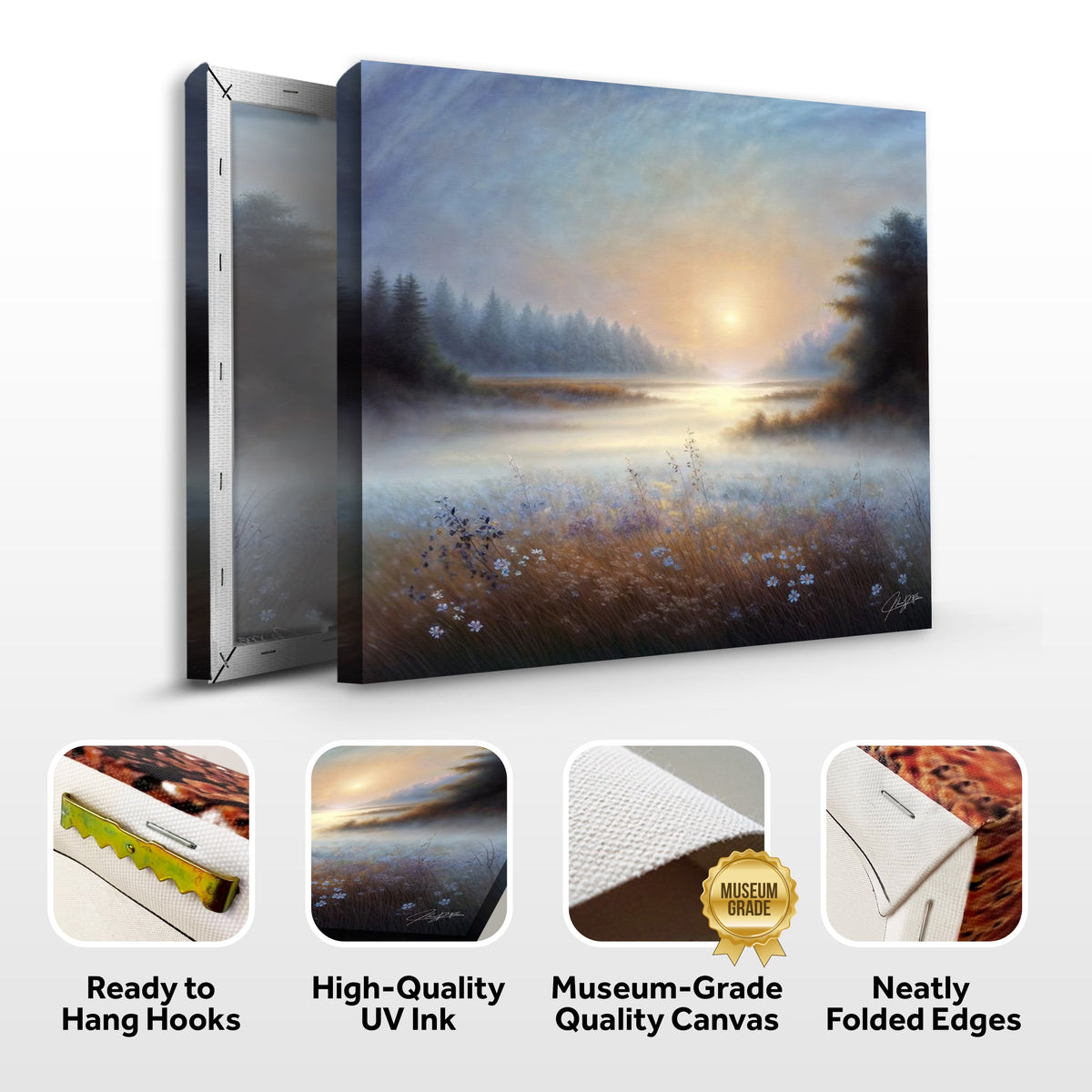 Canvas Print: Misty Serenade