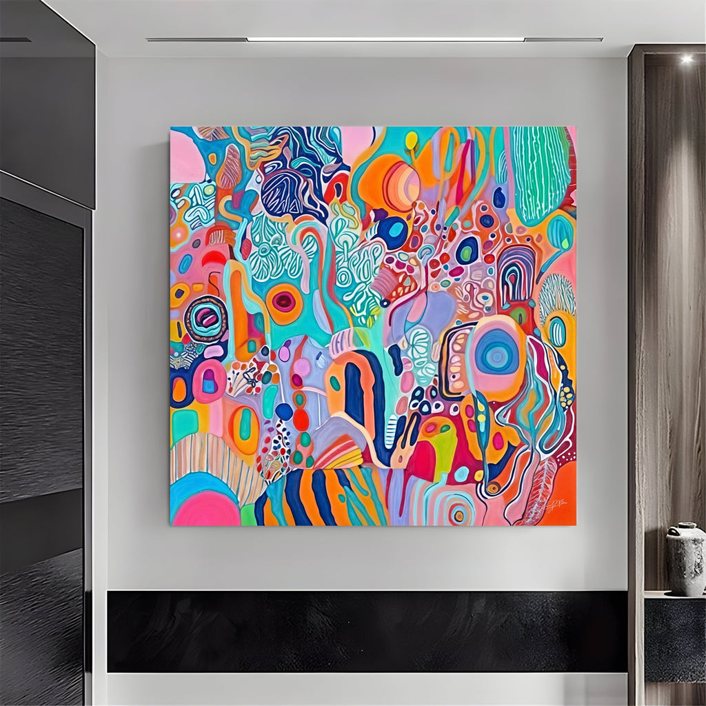 Canvas Print: "Kaleidoscopic Voyage III"