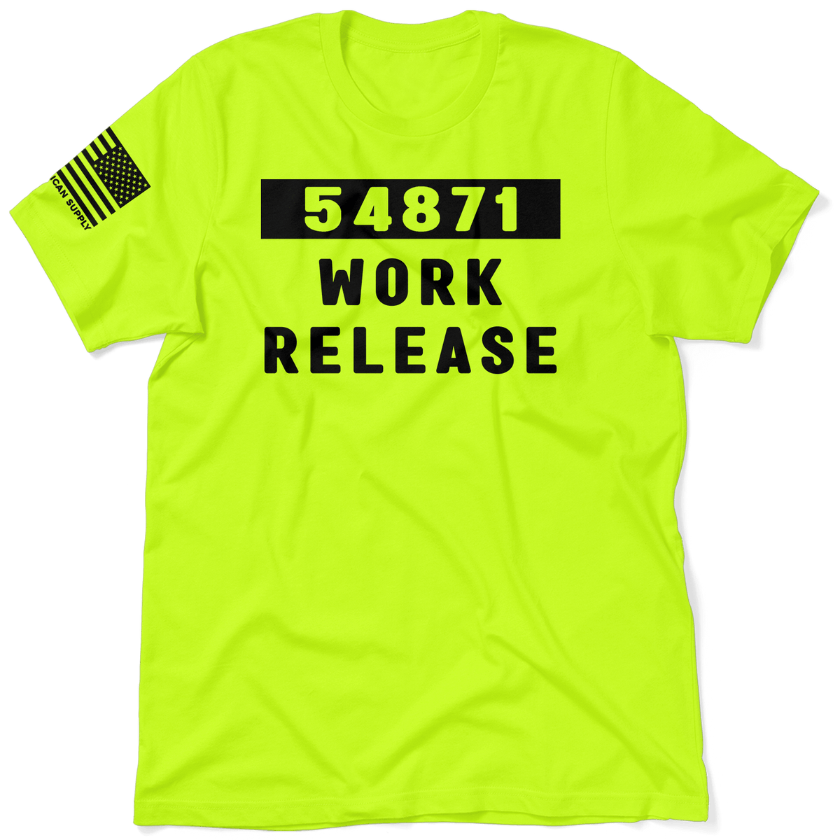Work Release - Safety Yellow T-Shirt