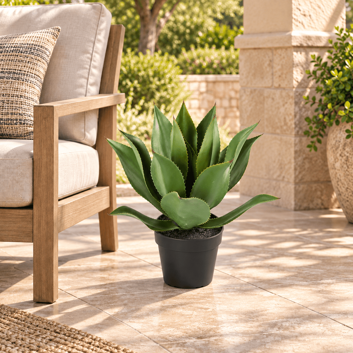 Agave Artificial Tree 21.7in – UV Resistant