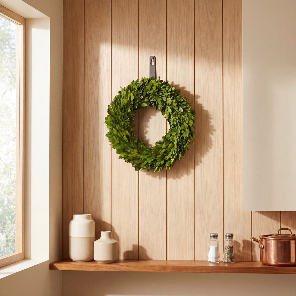 14” Preserved Boxwood Wreath