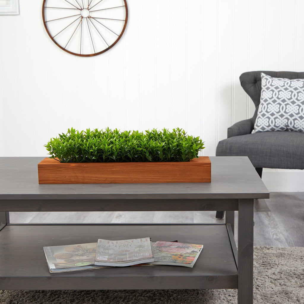 20” Sweet Grass Artificial Plant in Decorative Planter