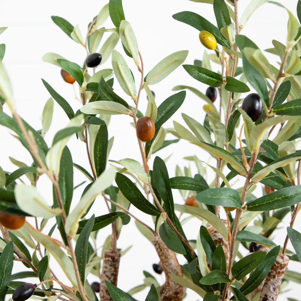 3.5’ Artificial Olive Tree with Lush Design