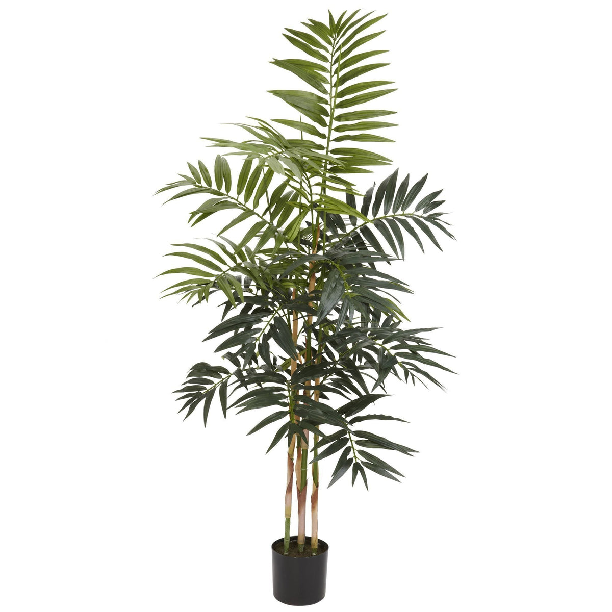 4' Artificial Bamboo Palm Silk Tree