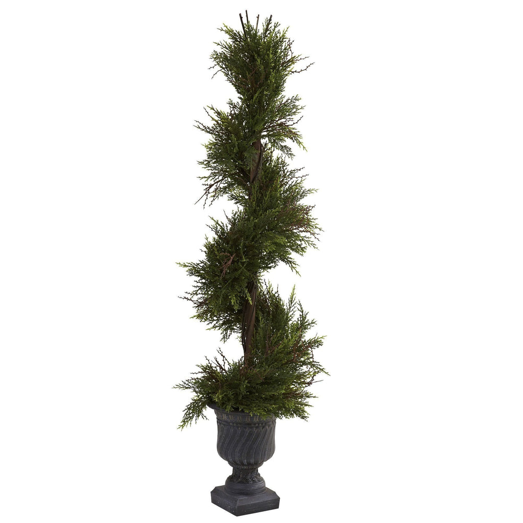 45” Mini Pine Spiral w/Urn (Indoor/Outdoor)