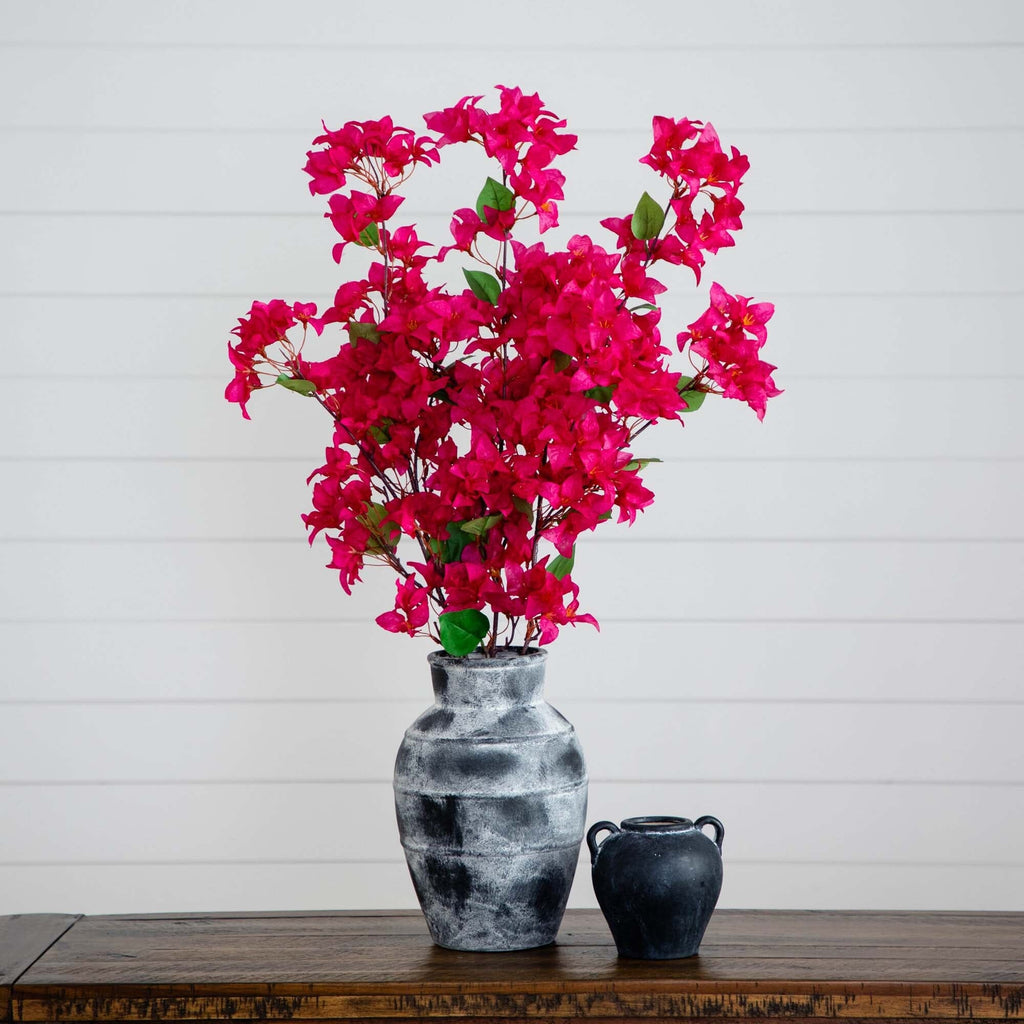 47" Artificial Bougainvillea Stems - Set of 3