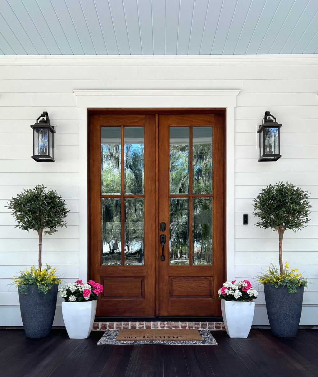 5’ Olive Topiary Artificial Tree