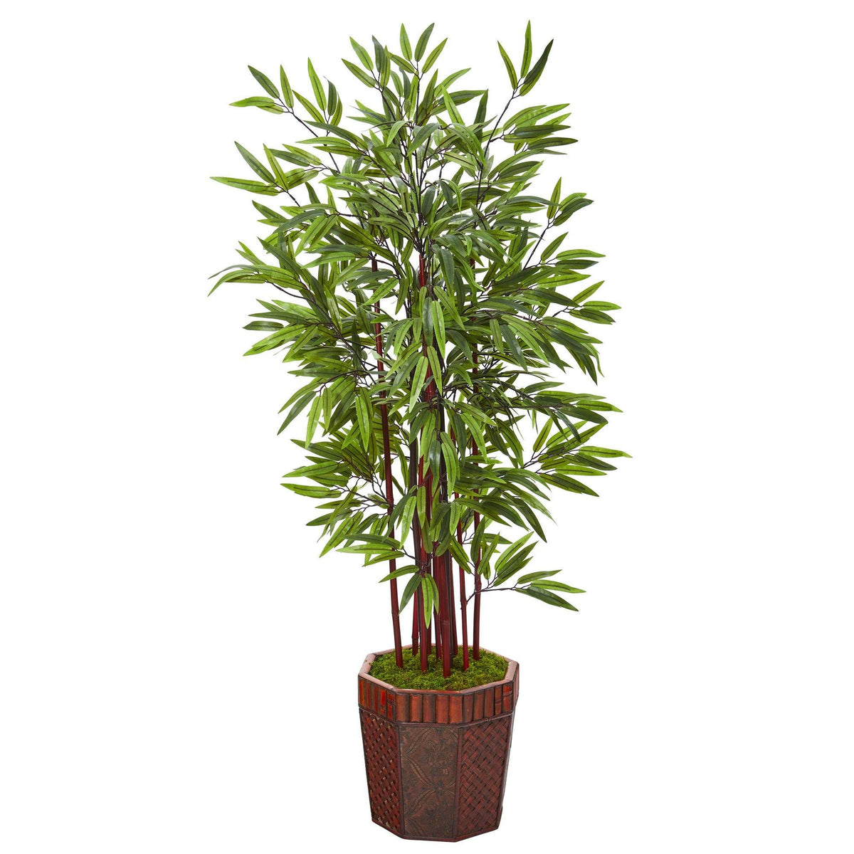 53” Bamboo Artificial Tree in Decorative Planter