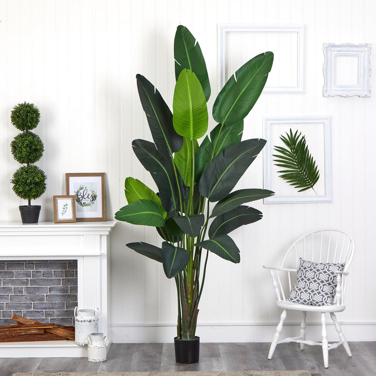 8’ Traveler's Palm Artificial Tree