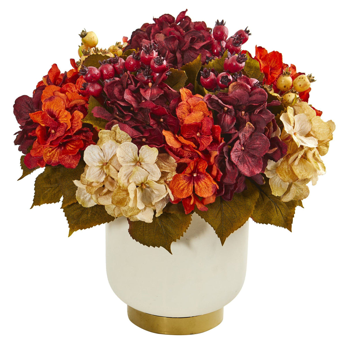 Autumn Hydrangea Berry Artificial Arrangement