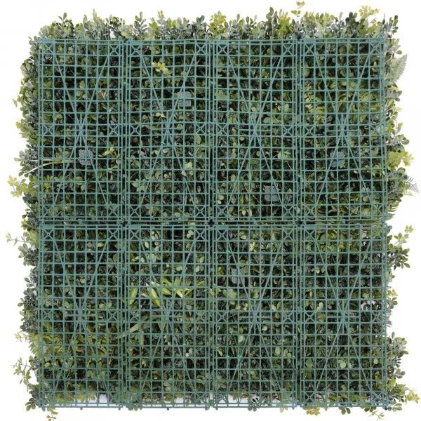Lush Fern Artificial Vertical Garden Green Wall Panel 40×40in 11 SQ FT – UV Resistant – Commercial Grade