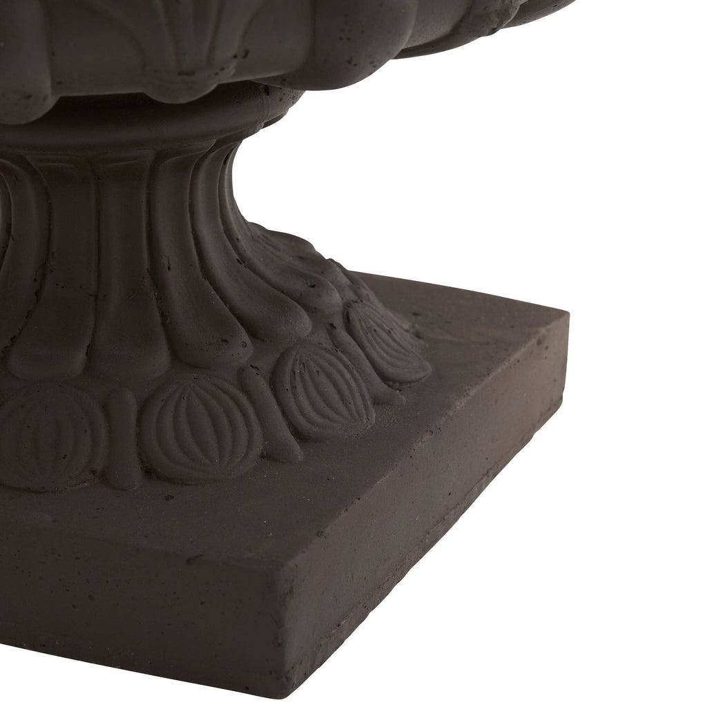 Iron Finished Decorative Urn (Indoor/Outdoor)