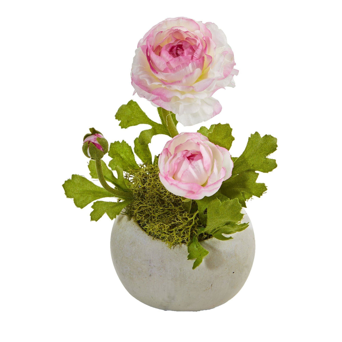 Ranunculus Artificial Arrangement (Set of 2)
