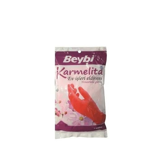 Beybi Karmelita Household Gloves Extra Thick Size 8.5