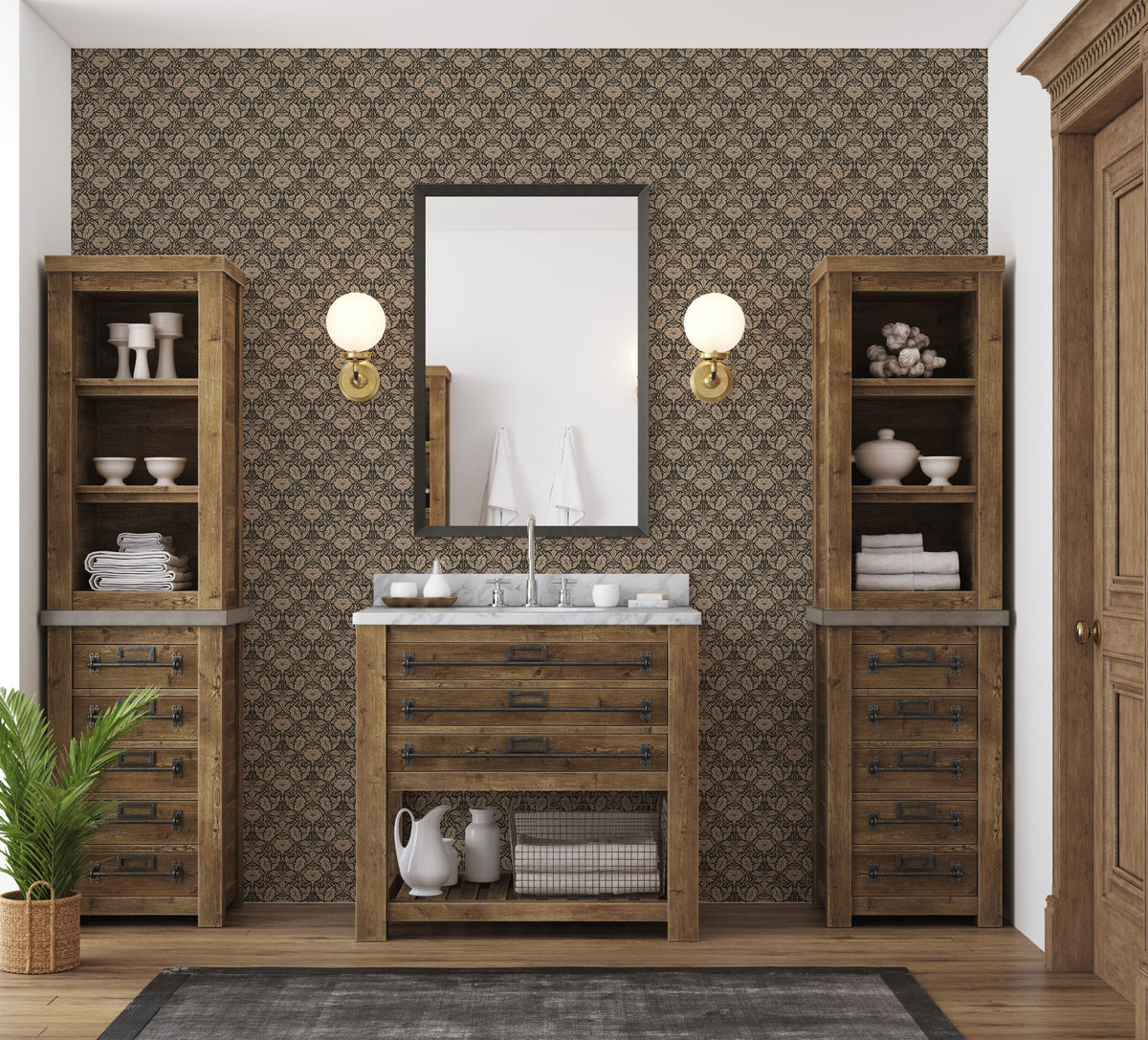 Theodora Wallpaper by Daphne and Sage
