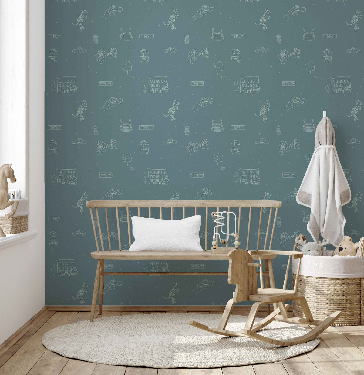 Manhattan Wallpaper by The Lil Dills Shop