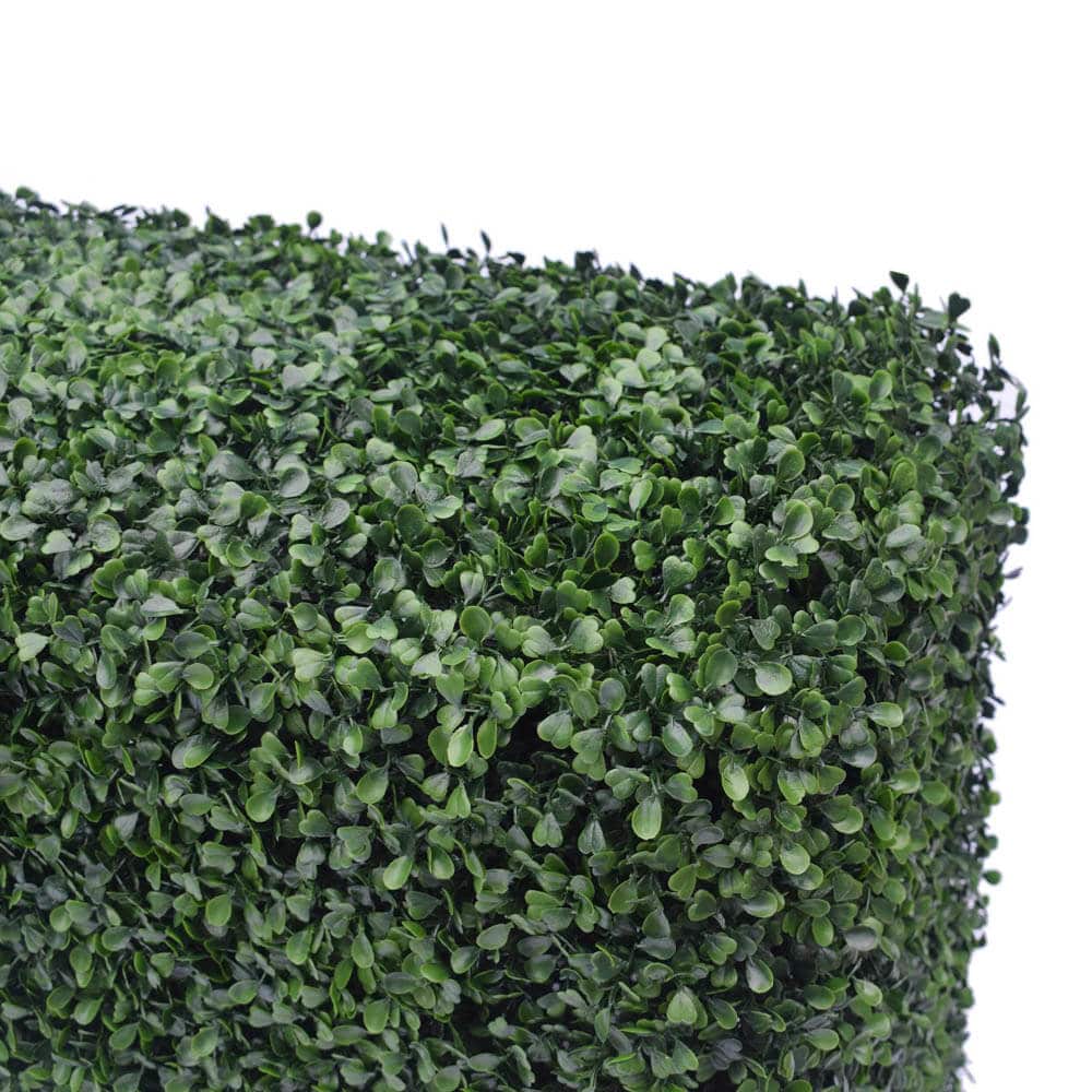 Two Tone Green Boxwood Artificial Hedge 30×30in – UV Resistant – Commercial Grade