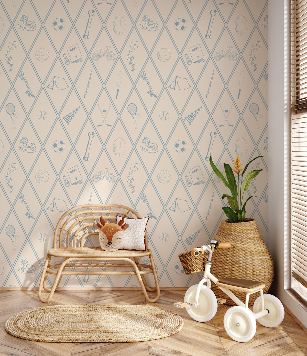 Braxton Wallpaper by DGSquare Pattern Design