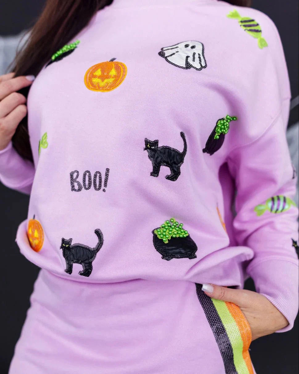 Brianna Cannon • Lavender Spooky Season Sweatshirt